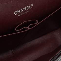 Pre Owned Chanel Black Caviar Quilted Leather Jumbo Classic Double Flap Bag