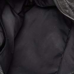 Pre Owned Chanel Black Cube Quilted Nylon Sports Ligne Messenger Bag