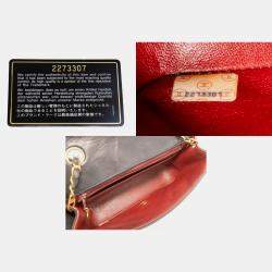 Chanel Black Leather  Vintage Diana Flap Bag