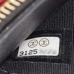 مملوكة مسبقًا Chanel Black Quilted Leather Pearl WOC Bag