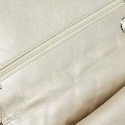 Pre Owned Chanel Beige Quilted Leather 226 Classic Reissue 2.55 Flap Bag