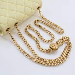 Chanel Quilted Lambskin Mini Sweet Camellia Adjustable Chain Square Flap Bag 