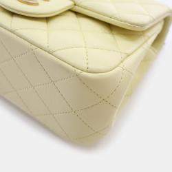 Chanel Quilted Lambskin Mini Sweet Camellia Adjustable Chain Square Flap Bag 
