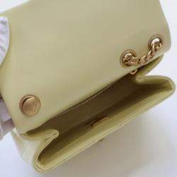 Chanel Quilted Lambskin Mini Sweet Camellia Adjustable Chain Square Flap Bag 