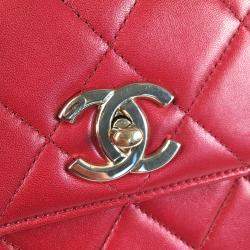 Chanel Leather Small Trendy CC Shoulder Bag