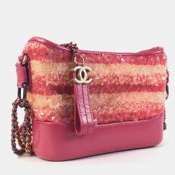 Chanel Sequins and Leather Small Gabrielle Shoulder Bags