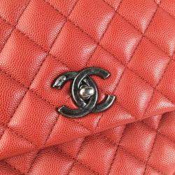 Chanel  Leather XS Coco Handle Top Handle Bags