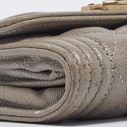 Chanel Grey Quilted Caviar Leather Boy Wallet