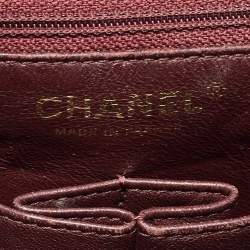 Pre Owned Chanel Navy Blue Quilted Leather Medium Pagoda Flap Bag