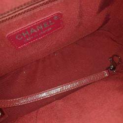 Chanel Pink Tweed Gabrielle Small Hobo Bag