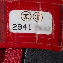 Pre Owned Chanel Black/Pink Quilted Leather CC Chain Logo Shoulder Bag