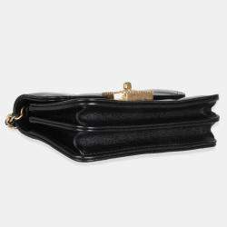 Pre Owned Chanel Black Quilted Calfskin Leather Strass Mini CC Flap Bag