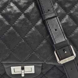 Chanel Black Quilted Leather Easy Reissue Messenger Bag