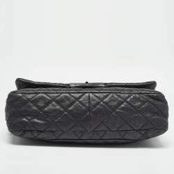 Chanel Black Quilted Leather Easy Reissue Messenger Bag