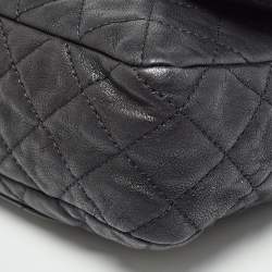 Chanel Black Quilted Leather Easy Reissue Messenger Bag
