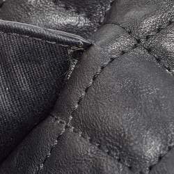 Chanel Black Quilted Leather Easy Reissue Messenger Bag