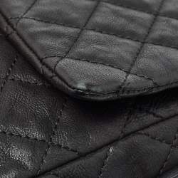 Chanel Black Quilted Leather Easy Reissue Messenger Bag