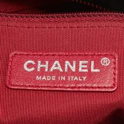 Chanel Black Quilted Aged Leather Medium Gabrielle Hobo