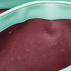 Chanel Aqua Green Quilted Leather Small Trendy CC Flap Bag