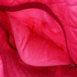 Chanel Pink/White Canvas Coco Beach Backpack