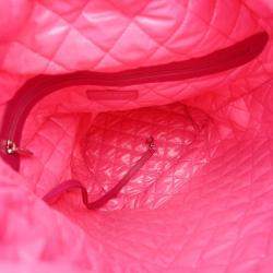 Chanel Pink/White Canvas Coco Beach Backpack