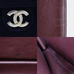 Chanel Black Fabric Flap Bag Shoulder Bag