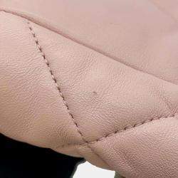 Chanel Pink Quilted Leather 19 Flap Bag