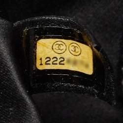 Pre Owned Chanel Black/Silver Sequins Flap Bag