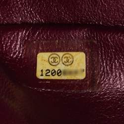 Chanel Metallic Burgundy Quilted Aged Leather Classic 226 Reissue 2.55 Flap Bag