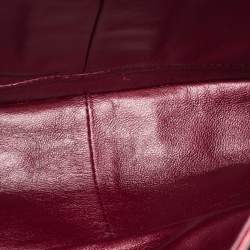 Chanel Metallic Burgundy Quilted Aged Leather Classic 226 Reissue 2.55 Flap Bag