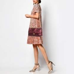 Chanel Metallic Burgundy Quilted Aged Leather Classic 226 Reissue 2.55 Flap Bag