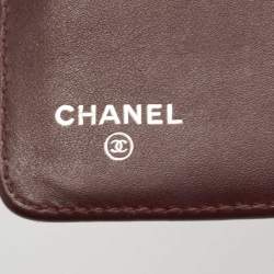 Chanel Black Quilted Caviar Leather L Yen Continental Wallet