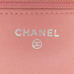 Chanel CC Quilted Lambskin Wallet On Chain