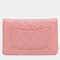 Chanel CC Quilted Lambskin Wallet On Chain