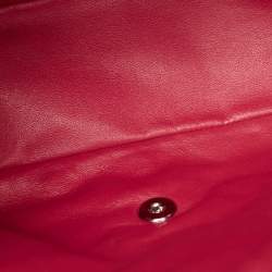 Chanel Red Quilted Leather Maxi Classic Single Flap Bag
