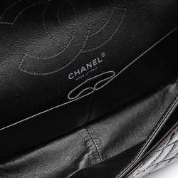 Chanel Prune Quilted Patent Leather Classic 2.55 Reissue 226 Double Flap Bag