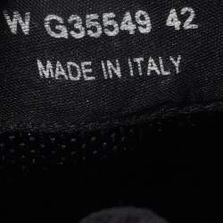 Chanel Black Stretch Fabric Low Top Sneaker Size 42