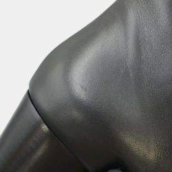 Chanel Black Calf Leather Knee-High Boots Size 37  Bag