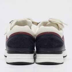 Pre Owned Chanel Multicolor Leather CC Low Top Sneakers Size 37.5