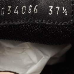 Chanel Multicolor Nylon and Suede Logo Lace Up Sneakers Size 37.5