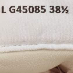 Chanel Brown Suede CC Low Top Sneakers Size 38.5