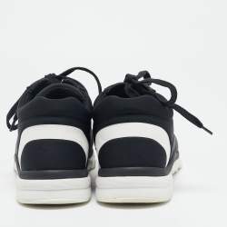 Pre Owned Chanel Multicolor Nylon CC Low Top Sneakers Size 37.5
