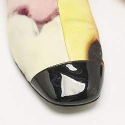 Chanel Multicolor Fabric CC Zip Ankle Length Boots Size 38.5