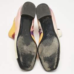 Chanel Multicolor Fabric CC Zip Ankle Length Boots Size 38.5