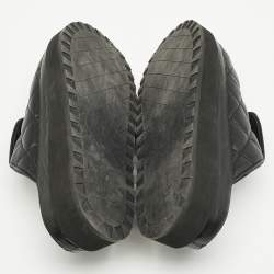 Chanel Black Quilted Leather CC Turnlock Platform Mules Size 39