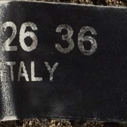 Pre Owned Chanel Grey/White Suede CC Interlocking Logo Low Top Sneakers Size 36