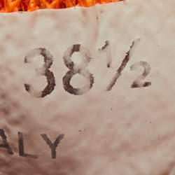 Pre Owned Chanel Grey/White Suede and Leather CC Low Top Sneakers Size 38.5