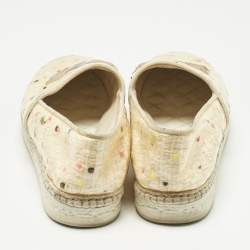 Pre Owned Chanel Beige/Transparent PVC CC Slip On Sneakers Size 41