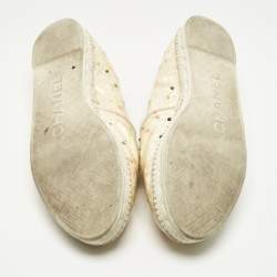 Pre Owned Chanel Beige/Transparent PVC CC Slip On Sneakers Size 41