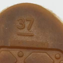 Pre Owned Chanel Pink/Black Tweed and Patent  CC Cap Toe Espadrilles Size 37